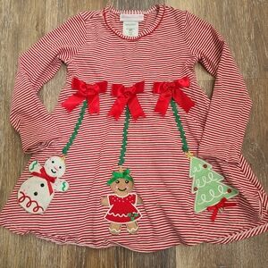 Bonnie Jean Christmas Dress Girls Size 4T